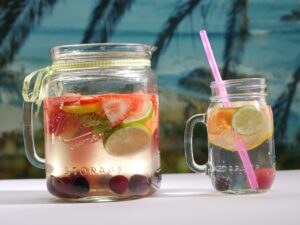 lemon-water-berries